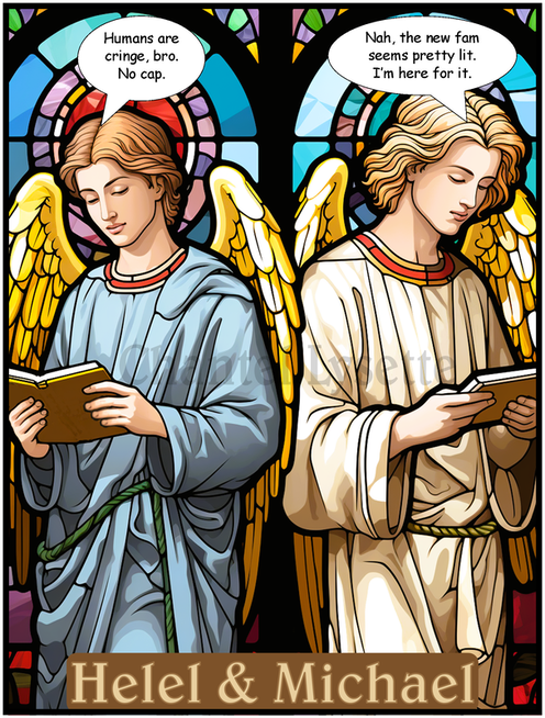 Archangels Helel and Michael 